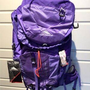 High Sierra Purple Outdoor Backpack